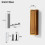 2 Pack Folding Coat Hooks Zinc Alloy Wall Mount 5