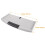 1 Set Under Desk Mount Keyboard Tray in Light Grey Abs for Ergonomic Office Use 2