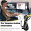 Computer Desktop  Button with Dual USB Audio Desktop Host External Boot Button Adhesive . 4