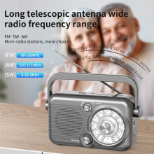 Portable Radio Full Band AM/FM/SW Radio TF Card U Disk Playback Music Player Outdoor 5.3 Wireless Speaker