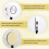 Computer Desktop  Button with Dual USB Audio Desktop Host External Boot Button Adhesive . 6
