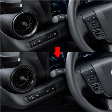 Für  CHR 2024 2025 Auto-Mittelkonsole Lenkradaufkleber Klimaanlagenrahmen Schalthebelabdeckung Zierleiste