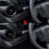 For  CHR 2024 2025 Car Center Console Steering Wheel Sticker AC Frame Gear Shift Panel Cover Trim 1