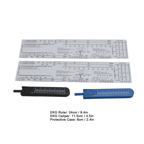 Set di Calibro e Riga EKG – Rame & ABS, Riga da 24cm, Calibro da 11.5cm 1