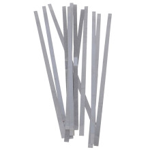 12 Varillas de Pulido Dental de Metal, de Óxido de Aluminio, con Revestimiento de , de una Sola Cara, de 4 mm.