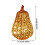 Crackled Glass Pumpkin Light – Battery Powered 3