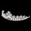 Couronne de princesse avec guirlande de strass et perles 4