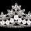 Couronne de princesse avec guirlande de strass et perles 8