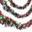 Metallic Tinsel Garland with Snowflakes 2m 4