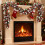 Metallic Tinsel Garland with Snowflakes 2m 5