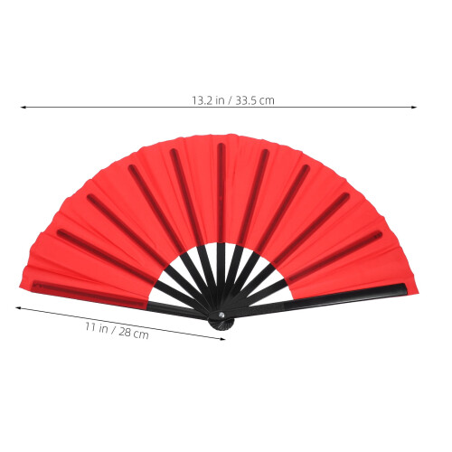 Lot de 2 éventails pliables à main, accessoire de kung-fu chinois. 1
