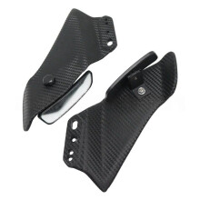 1Pair Motorcycle Adjustable Side Wing Spoiler Fairing with Rear View Mirror for CBR650R 400R 500R YZF R1RM R6 Tmax