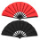 Lot de 2 éventails pliables à main, accessoire de kung-fu chinois. 6