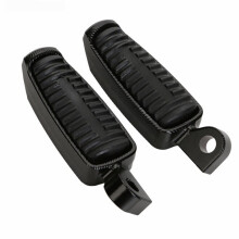 Schwarze Motorrad-Fußrasten Aus Aluminiumlegierung für  Sportster XL 883 XL1200 V-Rod Low Hugger Dyna Softa