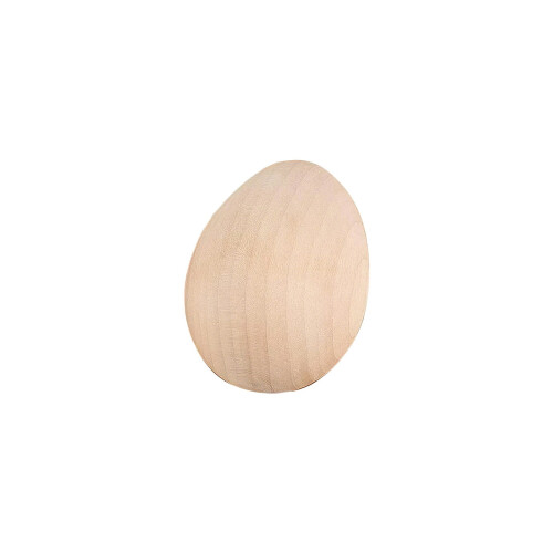 Ovos de madeira inacabados, ovos de artesanato de 5 cm (2 polegadas) para preencher. 1