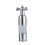 Cylinder Shaped Manual Spice Grinder 1Pack 1.9x8.3in Silver 4