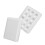 1Pack Artist Mixing Palette for Professionals and Students White Rectangular 3