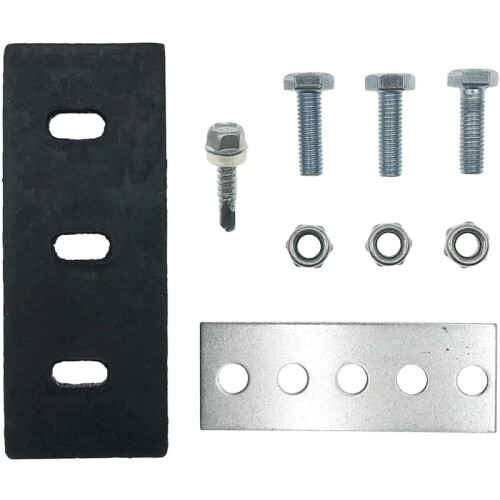 Snow Blower Impeller Modification Kit - 1/4" 3-Blade Universal - for Modifies 2-Stage Machine, for Harsh Environments