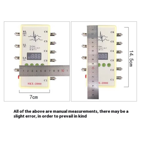 SKX-2000C Type ECG Simulator Simulation Instrument for Electrocardiogram Signal Simulation EU Plug 2