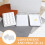 1Pack Artist Mixing Palette for Professionals and Students White Rectangular 7