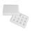 1Pack Artist Mixing Palette for Professionals and Students White Rectangular 8