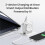 65W GaN Charger PD3.0 Type C Quick Charge Built-in 70cm Fast Charging USB-C Cable for Phone,Laptop Computer EU Plug 5