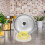 Homoyoyo Pot Lid Holder Multi-Function Yellow Kitchen Utensil Organizer 5