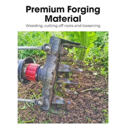 2-in-1 Weeding Wheels Weeder Attachment for Efficient Grass Removal and Garden Maintenance 2
