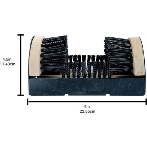 Boot Scrubber Cleaner Shoe Brush - Mountable Boot Scrubber Buffer for Boots,Shoes,Sneakers - Indoor/Outdoor Boot Scraper 2