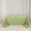 Sage Green Scuba Polyester Rectangle Tablecloth 90 x 156 in 2
