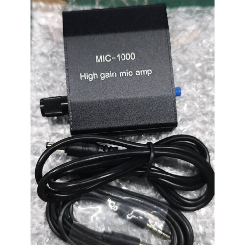 Portable Microphone Amplifier Audio Amp High Sensitivity Alc Automatic Level Control 1000 Times Amplification. 2