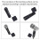 2pcs Retractable Remote Control Tether Locks, 6.56ft Adjustable Security Leash for Gaming Controllers, Ideal for Home 5