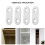 Worgeous20pcs Ευθείες Επίπεδες Γωνιακές Στηρίξεις – Μεταλλικές Πλάκες Σύνδεσης για 3