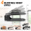 15 Pack Shoe Slots Organizer, Adjustable 4-Level, 50% Space Saver, Double Layer Design for Closet (Black) 8