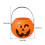 Κουβάδες κολοκύθας για το Halloween, Κουβάδες με γλυκά με λαβή, Κουβάδες κολοκύθας για 4