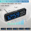 Large Display Digital Alarm Clock with Date, Dimmable & 4