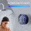 Bluetooth Shower Speaker IP7 Waterproof with RGB Light and 6