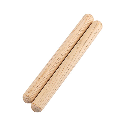Mini Wooden Rhythm Sticks Drumsticks 2 Pcs Light Brown 1