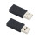 Καλώδιο επέκτασης USB2.0 αρσενικό σε θηλυκό, μαύρο περίβλημα αλουμινίου 4