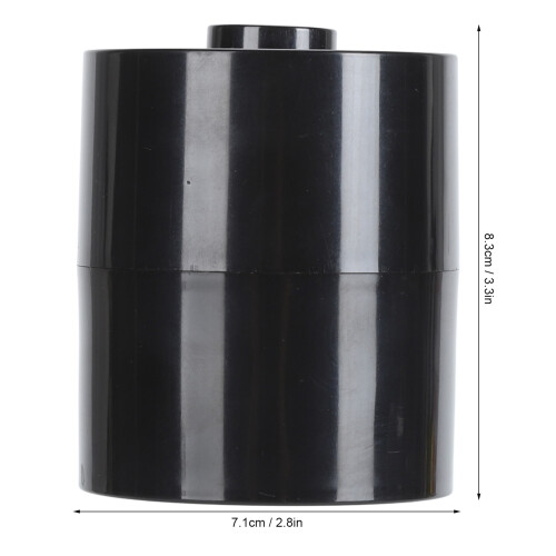 2PCS Nail Glue Storage Jar 8.37.17.1cm Black 1