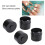 2PCS Nail Glue Storage Jar 8.37.17.1cm Black 5