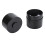 2PCS Nail Glue Storage Jar 8.37.17.1cm Black 16