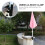 Support de fixation pour parasol de terrasse (noir) 5