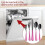 Stainless Steel Flatware Set Purple-Red Black 20-Piece 5
