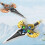 Τηλεχειριζόμενο ιπτάμενο ξίφος RC Glider Drone για ενήλικες, χειρονομίες και 4