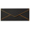 Gold Border V-Flap Envelopes Black 10+1 Sticker 3