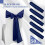 50 Satin Chair Sashes with Bow – Multi-Colour 3