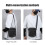 Αδιάβροχη τσάντα Oxford Sling Bag για άνδρες, λεπτή τσάντα πλάτης στο στήθος, μικρή 5