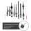 Quartz Clock Movement Kit with Hands Black 5