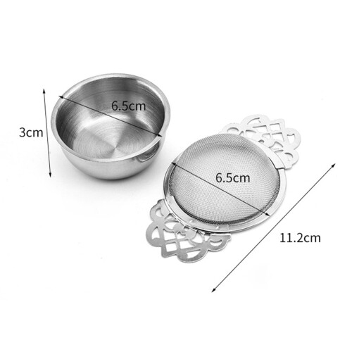 Stainless Steel Tea Infuser Strainer with Double Winged 1
